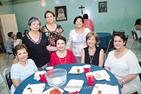 08062014 Pina, Mary, Pepa, Tita, Vivi, Gaby y Rosita.