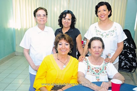 08062014 Meche, Rosy, Lupita, Yola y Gloria.
