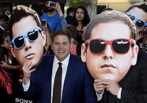 Con gran humor, Jonah Hill  y Channing Tatum presentaron su nueva cinta.