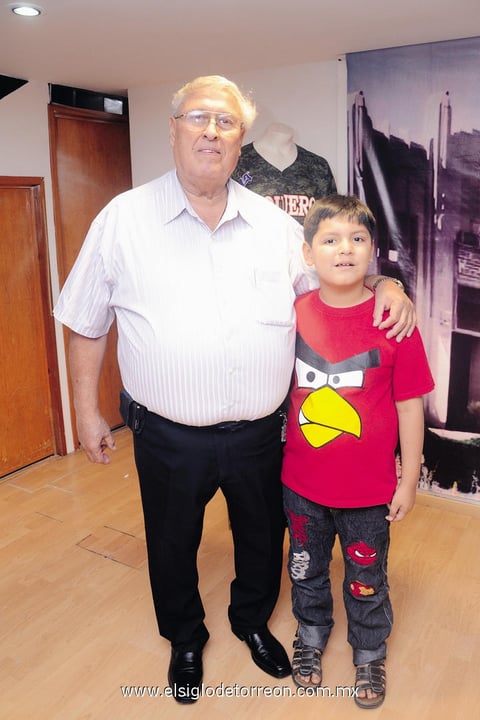 15062014 EN INAUGURACIóN DE EXPOSICIóN.  Raúl y Édgar.