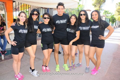 Daniela, Cynthia, Giovanna, Esteban, Silvia, Raquel y Karla.