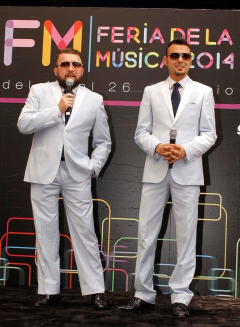 Poncho Lizárraga y Giovanni Mondragón hablaron con los medios de comunicación previo al acto inaugural.