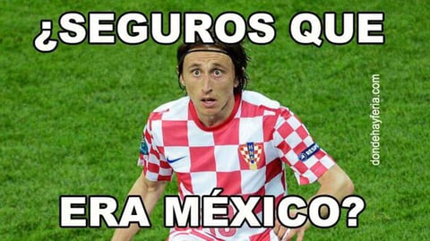 Modric se preguntaba si en verdad habían sido eliminados por México.