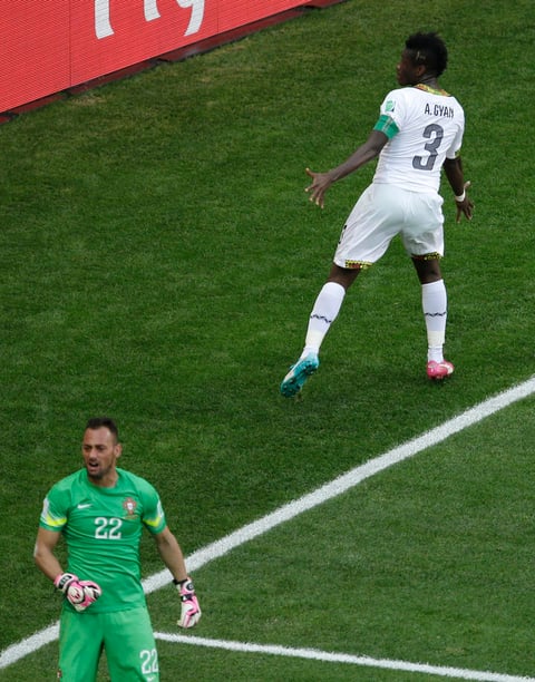 Ghana tenía la esperanza de conseguir un gol más para colarse a octavos.