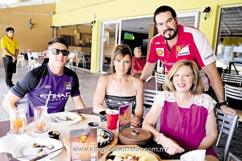 27062014 Nasser, Claudia, Jaime y Luz María.