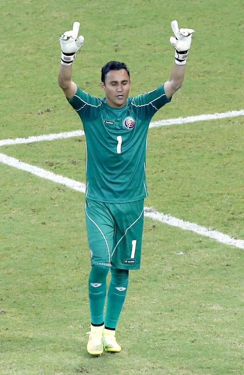 Keylor Navas fue factor fundamental para la victoria de los ticos.