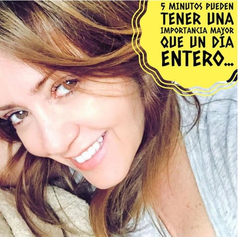 Andrea Legarreta decidió mostrar su cara sin maquillaje a sus seguidores de Instagram.