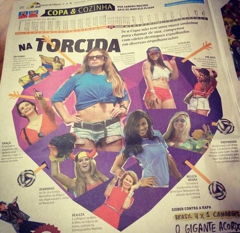 Lo joven belga ha llamado la atención de los medios de comunicación del mundo como una de las grandes bellezas del Mundial.