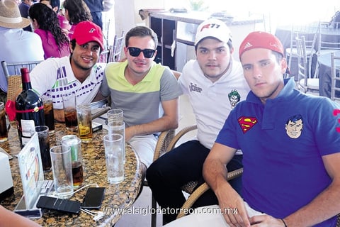 13072014 GOLFISTAS.  Saad, Japo, Fer y Lalo.