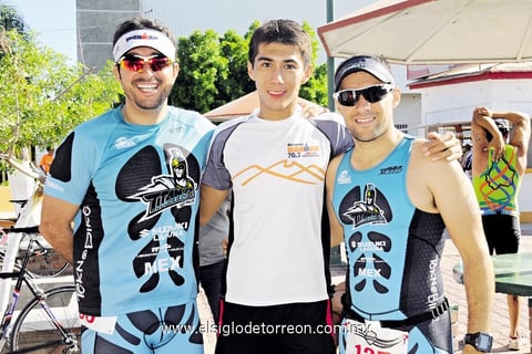 13072014 Christian Orrin, Tony García y Sergio Alvarado.