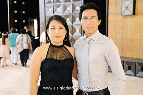 14072014 Elisa Moreno y José de León.
