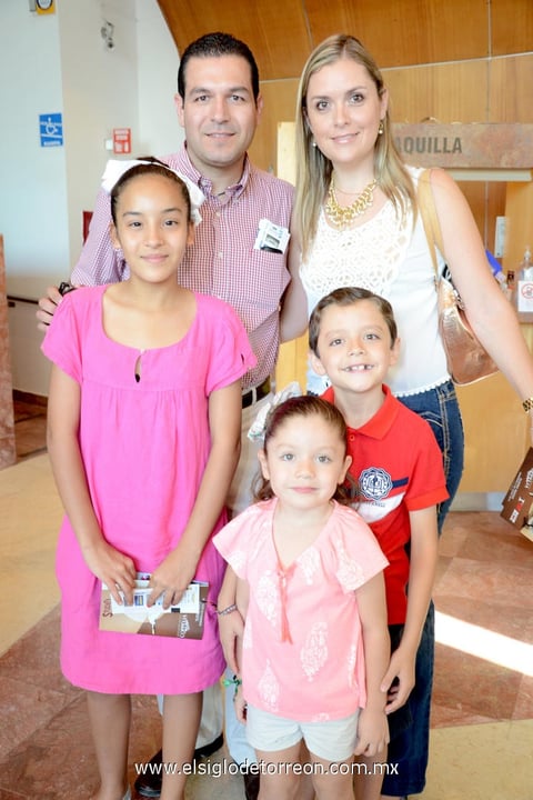 15072014 Paulina, Luis Antonio, Marcela, Hérnan y Fátima.