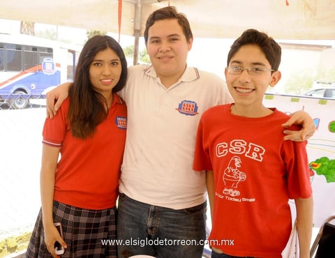 22072014 Berenice, Jorge Pablo y José Armando.