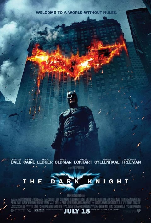 En 2008 con Batman: The Dark Knight se muestra un traje más sombrío y sin el logo amarillo en el pecho.