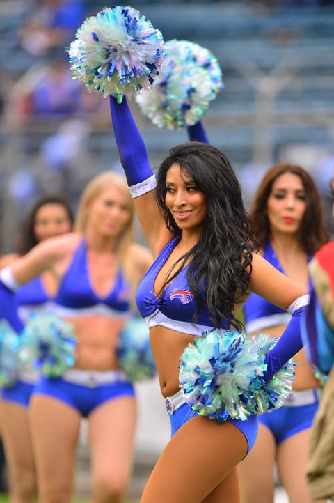 Nunca falta el apoyo en el Estadio Azul.