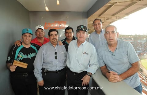 18082014 DESDE SALTILLO.  Jorge, José Luis, Josafat, Jorge, Alejandro, Rodolfo y Jorge.
