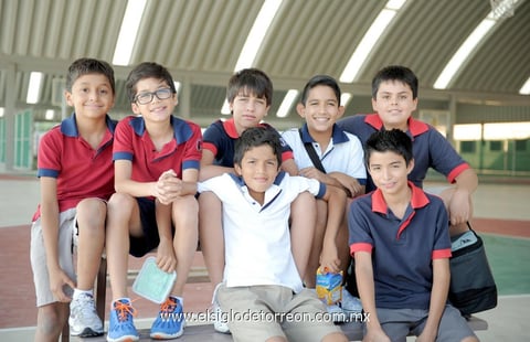 19082014 Diego, Andrés, Alfonso, Braulio, Andrés, Enrique y Diego.