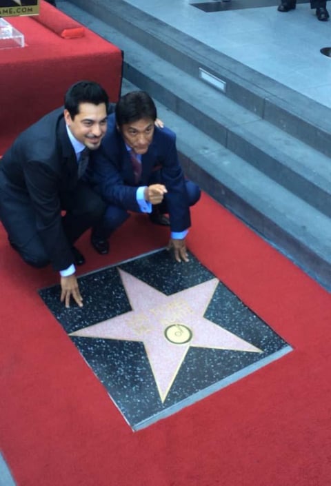Su estrella, la número 2,527 del paseo, está ubicada frente al edificio de Live Nation, cerca de las de Luis Miguel y Stevie Wonder.
