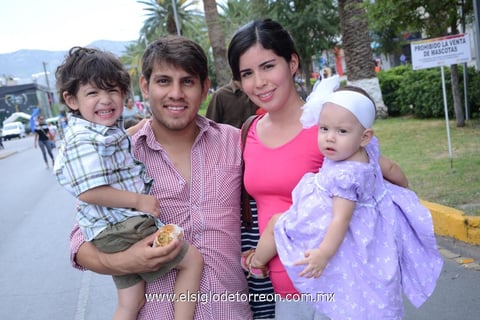 22082014 Leonel, Andrés, Julieta y Fátima.