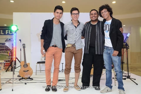 22082014 Israel Gómez, Fernando Ortiz, César Zárate y Daniel Morgan.