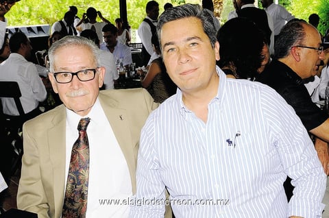 26082014 PADRE E HIJO.  Fernando Rendón R. y Fernando Rendón A.