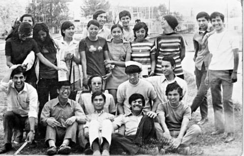 07092014 El niÃ±o Carlos DÃ­az y su madrina Elena de ZÃºÃ±iga, en San Pedro de las Colonias en 1953.