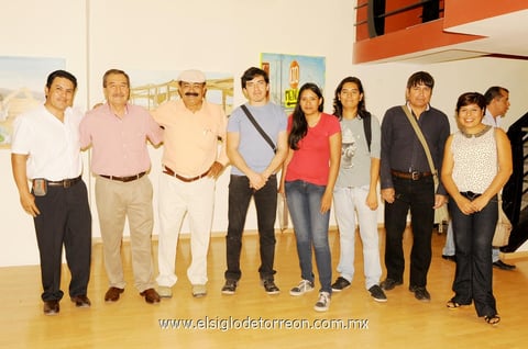 11092014 Esteban Cervantes, Max Ríos, Francisco Aldama, Eslí García, Xio Matías, César Alejandro, Juan Carlos Monreal y Martha Gándara.