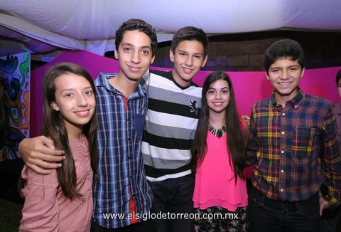 15092014 Mariangel, Picaso, Gustavo, Natalia y Jesús.