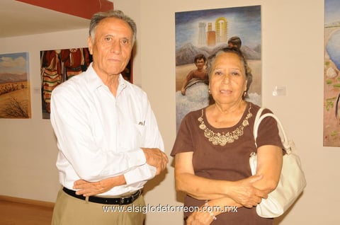 15092014 ASISTEN A EXPO.  Armando y Norma.