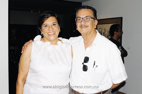 15092014 EN LA PRESENTACIóN DE ACEQUIAS.  Ana María y Jesús Máximo.