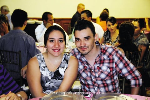 14092014 EN RECIENTE EVENTO.  Nancy y Jeremy.