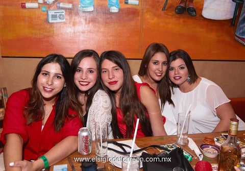 17092014 Fernanda, Bárbara, Isabel, Cecilia y Andrea.