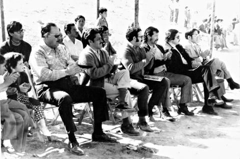 21092014 Manuel Alberto Camarena VÃ¡zquez, Alejandro RodrÃ­guez y Aurelio SÃ¡nchez en un evento social hace varios aÃ±os.