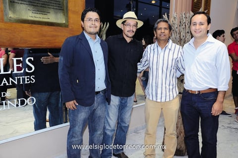 24092014 Ignacio Garibaldi, Jaime Galindo, Gustavo Montes y Gerardo García Colmenero.