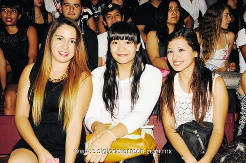 28092014 Lupita Pacheco, Diana Cecilia Pérez Montelongo, Estefanía Lemus y Vicente Campos.