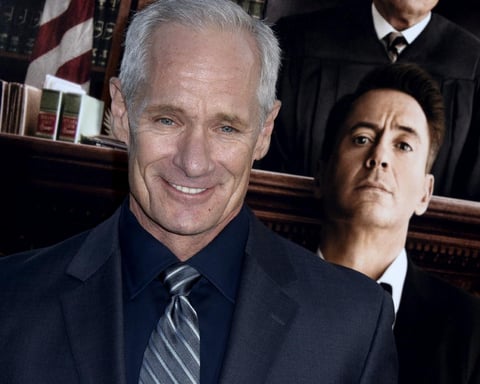 El actor estadounidense Matt Riedy posó ante los fotógrafos en el estreno de la cinta The Judge.
