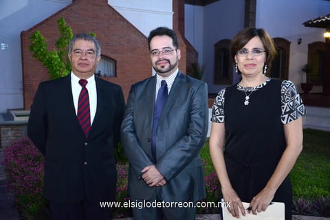 03102014 Guillermo García, Omar Escamilla y Cristina Matuk.