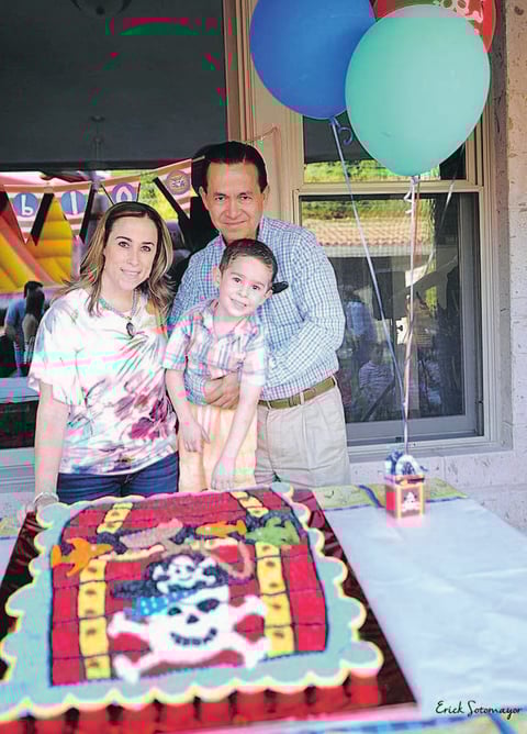 03102014 Pablo con sus papÃ¡s, VerÃ³nica y Bernardo.