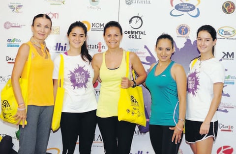 Cristina, Bárbara, Jimena, Pilar e Inés.