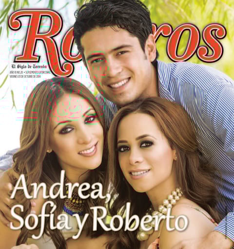 Andrea, sofía y Roberto.