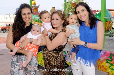 10102014 Cecilia Urquizo, Amanda Garibay, Leticia Olvera, Rodrigo, Victoria y Gaby Barrón.