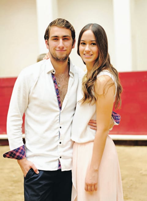 Manolo y Adriana.