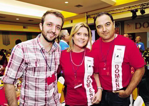 Rodrigo, Graciela y Gerardo.