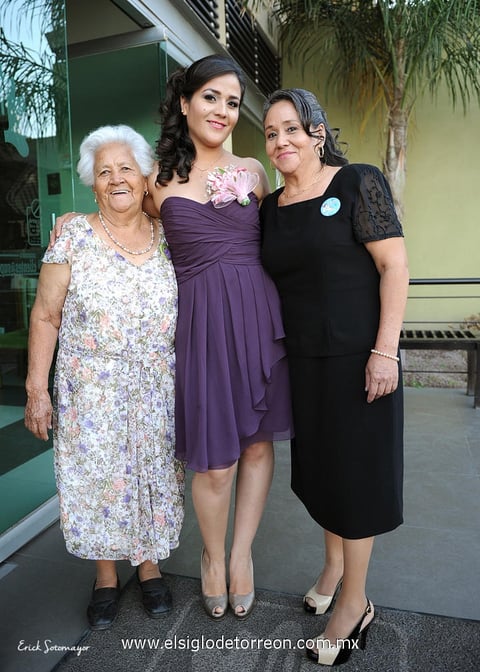 02112014 Las anfitrionas de esta bonita celebración, Sra. Elisa Lomas de Martínez y Sra. Hilda Martínez Lomas.