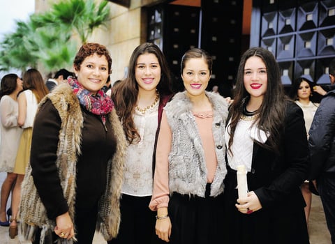 Karla, Marí­a Emilia, Alicia y Frida.
