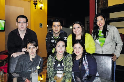 Bárbara, Víctor, Lucero, Rodolfo, Mara, Salma y Vanessa.