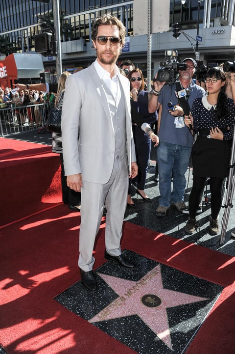 El ganador del Oscar develó su estrella en compañía de su familia, amigos y cientos de fanáticos que se dieron cita para presenciar el homenaje al actor.