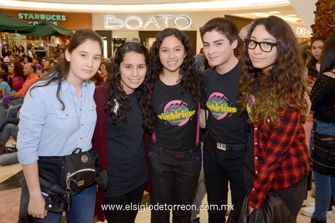 17112014 Ana, Andrea, Miranda, Darío y Andrea.