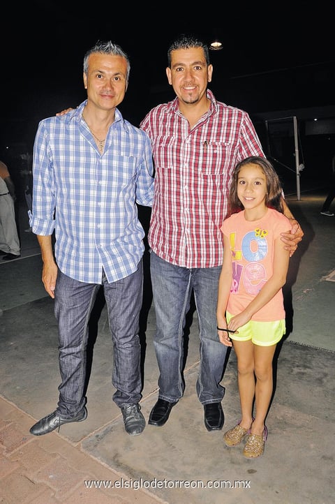 21112014 CONVIVEN.  Juan Carlos Romero, Druzzo y Valeria Casale.