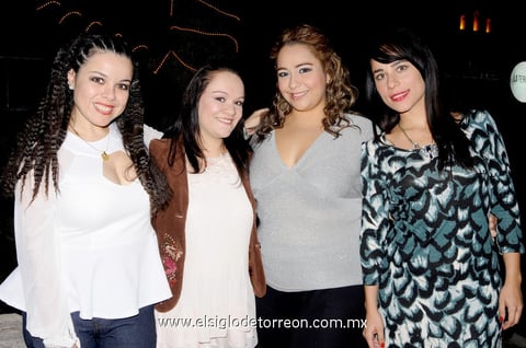 22112014 Miriam Fuentes, Dany Dorantes, Aurora López y Pilar Moreno.